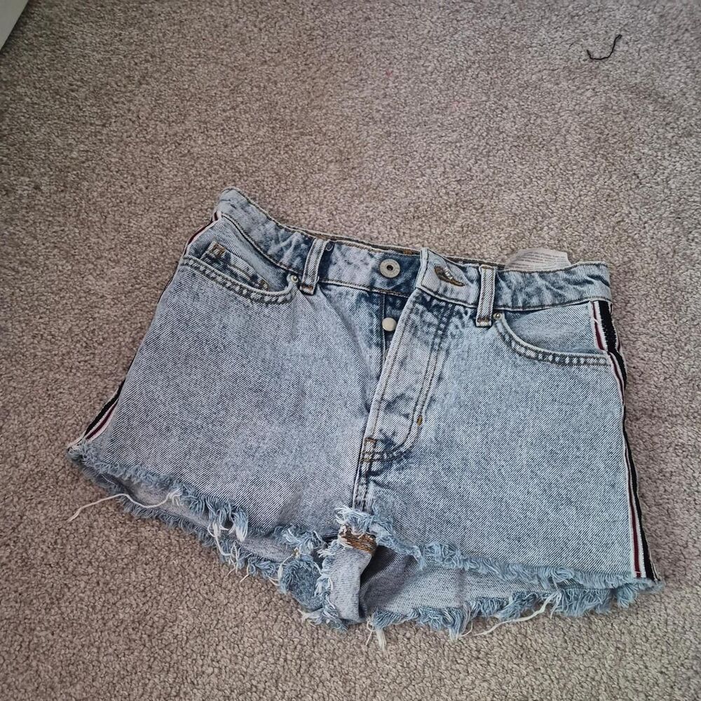 Bershka Women's Blue Shorts